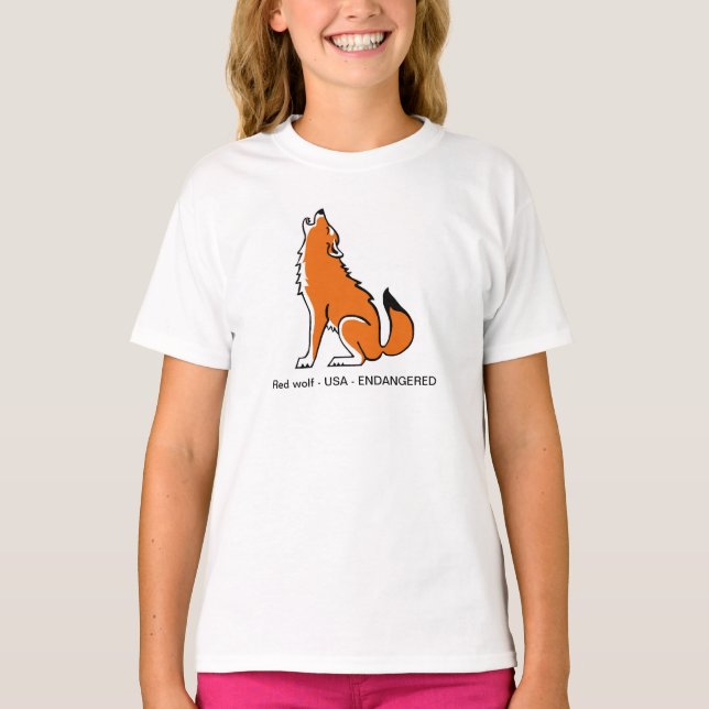 Legal - Amante de os animais vermelho - Camisa T f (Frente)