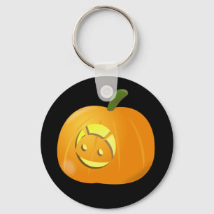 Legal Android Pumpkin Halloween Chaveiro