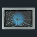 Legal aranha azul<br><div class="desc">Legal arte digital de uma teia iluminada por um brilho azul.</div>