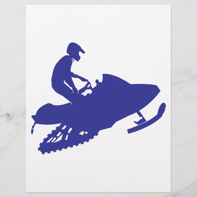 Legal Blue Snowmobiler (Frente)