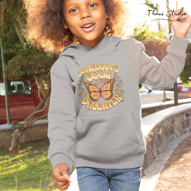 Legal borboleta-filha Flor selvagem Retro (Criador carregado)