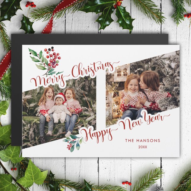 Legal Caligrafia de Natal Holly 2-Foto (Criador carregado)