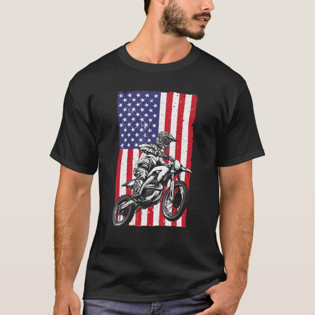 Legal Camada De Camisa Para Homens Camisa Motocros (Frente)