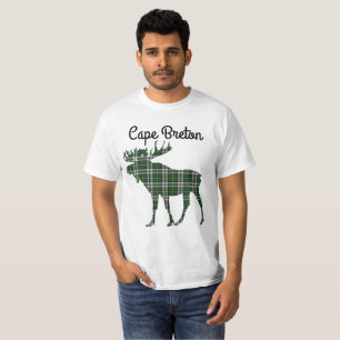 Legal camisa bonitinha de alce tartã do Cabo Breto