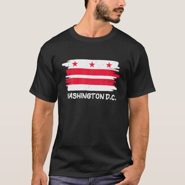 Legal Camisa T do Sinalizador C em Washington D (Frente)