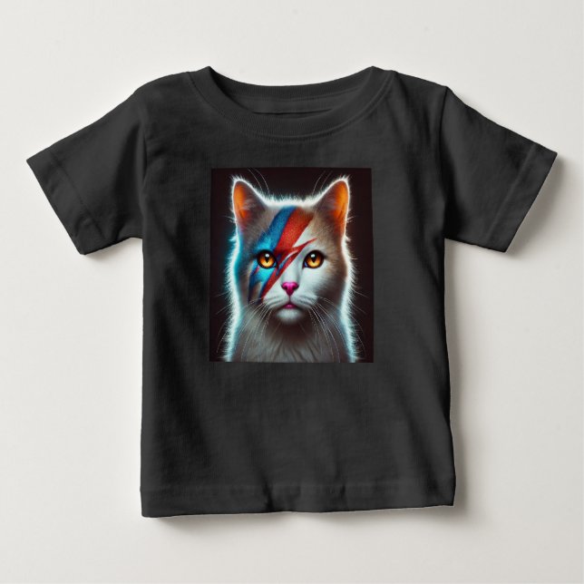 Legal camiseta de bebê de gato! (Frente)