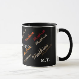 legal caneca de café para personalizar com nome