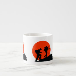 legal caneca de designer que eu adoro caminhar