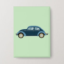 legal carro retrô azul com algemas