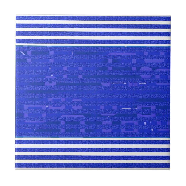 Legal Circuito Blue Geométrico Stripes (Frente)