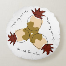 Legal demais para almofada redonda nas escolas com