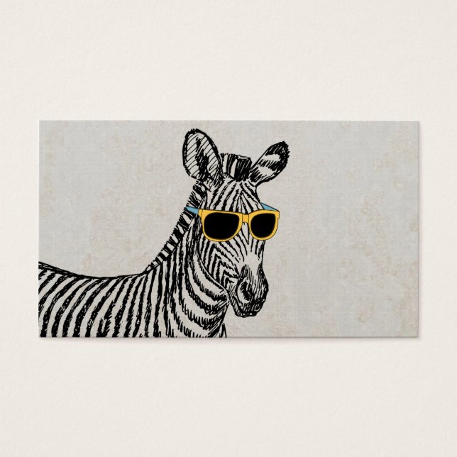 Legal desenho de zebra engraçada e engraçada com ó (Frente)
