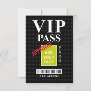 Legal diversão, preto e branco, personalizável VIP