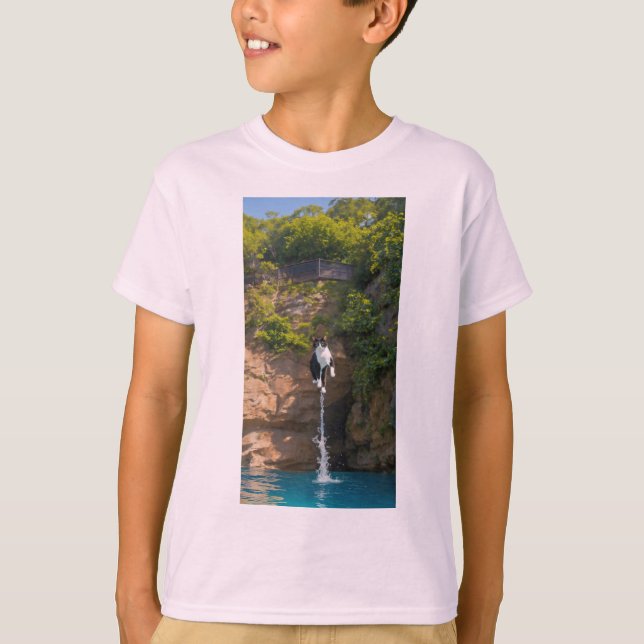 "Legal e confortável: Camisetas das crianças de te (Frente)