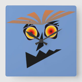 Legal e estranho relógio de parede.