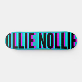 Legal falha de água azul Ollie Nollie Skateboard