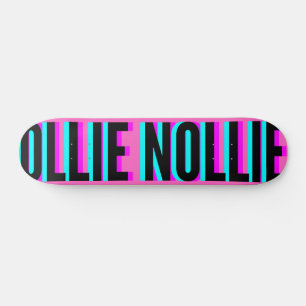 Legal falha rosa Ollie Nollie Skateboard