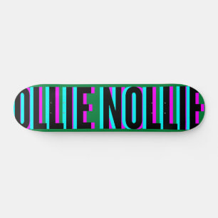 Legal falha verde Ollie Nollie Skateboard