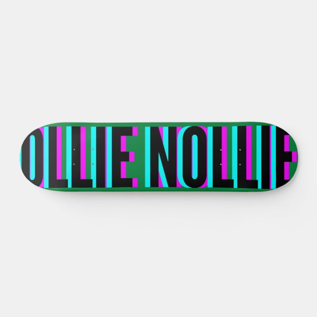 Legal falha verde Ollie Nollie Skateboard (Horz)