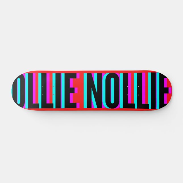 Legal falha vermelha Ollie Nollie Skateboard (Horz)