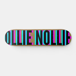 Legal Glitch Brown Ollie Nollie Skateboard