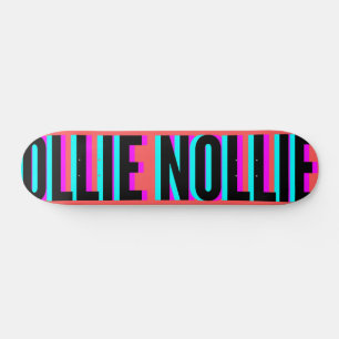 Legal Glitch Coral Ollie Nollie Skateboard Deck