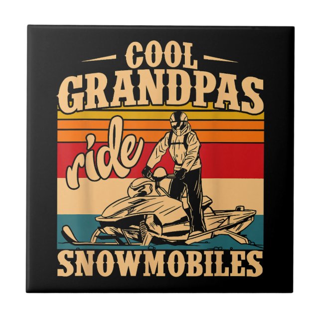 Legal Grandpas caminha Snowmobiles Snowmobile Snow (Frente)