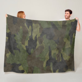 Legal Grunge Green Camo com cobertores personaliza