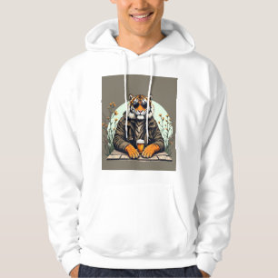"Legal Hoodie Tiger - Pullover Gráfico único de