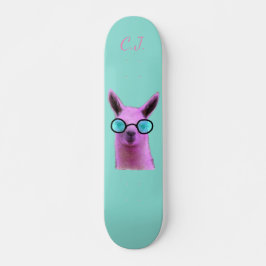 Legal Llama Rosa! Chinelos do skateboard