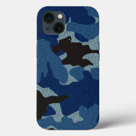 Legal Masculina Faux Cloth Blue Camo