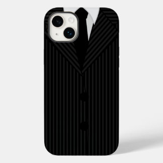 Legal Mashculine Black Pinstripe Suit e Tie Classy