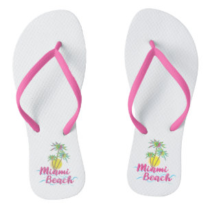 Legal Miami Beach Florida, Chinelos Palm White