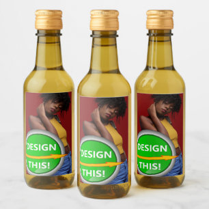 LEGAL! Mini Etiquetas de Frasco de Vinho (2"x3") -