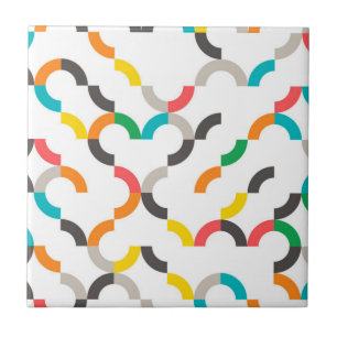 Legal, moderno, colorido, geométrico circulares de