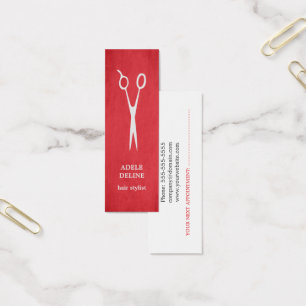 Legal moderno Scissor o cartão da nomeação do