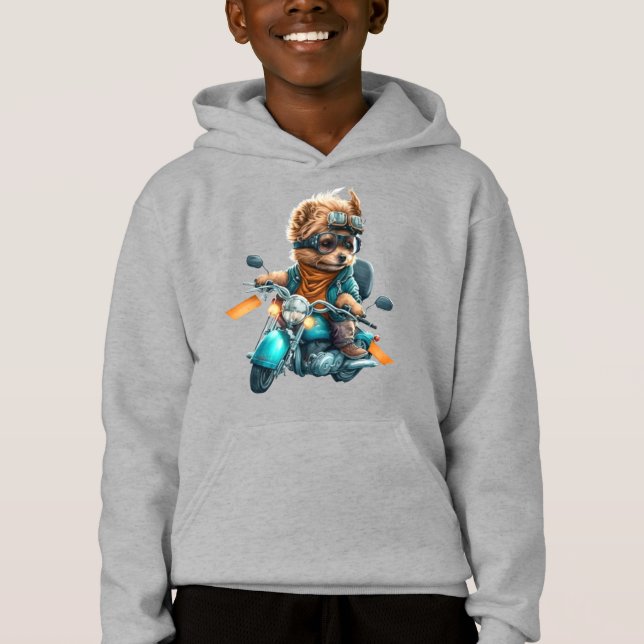 Legal motoqueiro, fofo motorista de cão terrivel Y (Frente)