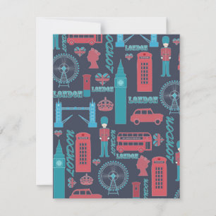 Legal padrão de ilustrações da Trendy Vintage Lond