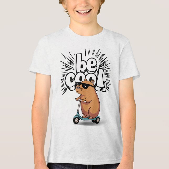 "Legal" Patinete Capybara Kids T-Shirt (Frente)