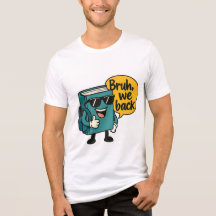 Legal personagem de livro "Bruh, We Back" na escol