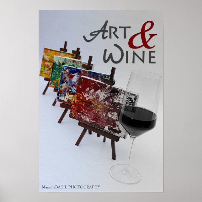 Legal Poster de Arte e Vinho! (Frente)