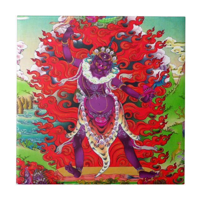 Legal tatuagem de tibetano thangka Ekajati arte (Frente)