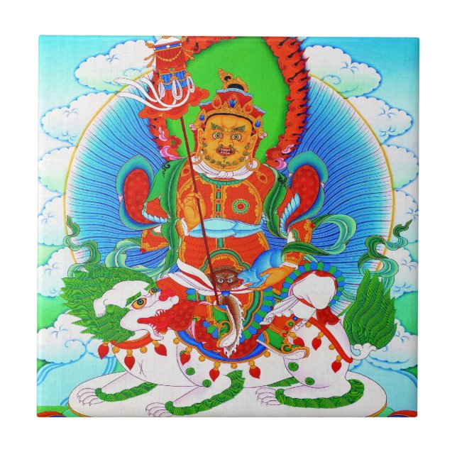 Legal tatuagem oriental tibetana thangka Vaishrava (Frente)