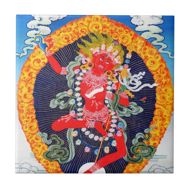 Legal tatuagem tibetana thangka Vajravarahi (Frente)