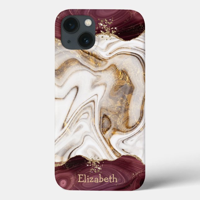 Legal textura de mármore branco-castanho Dourado e (Verso)