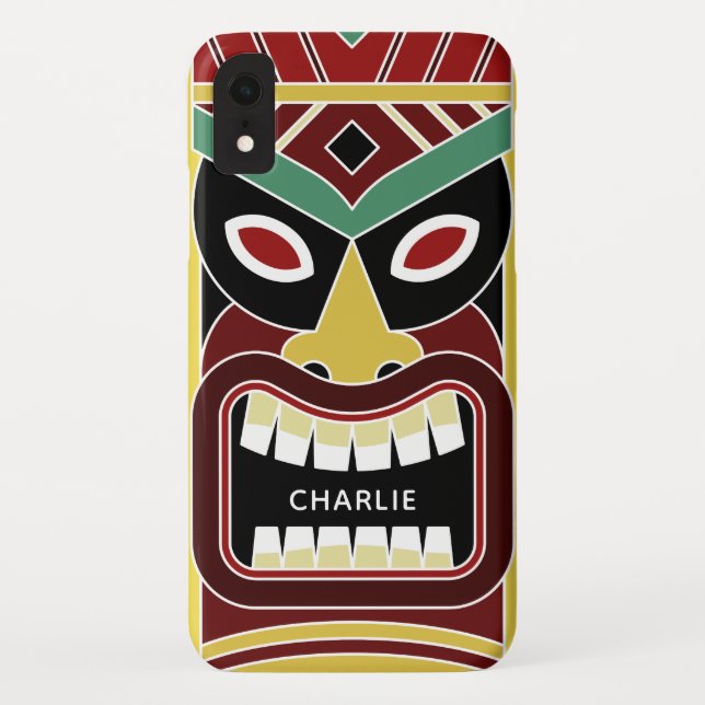 Legal Tiki Totem capas de telefone de nome persona (Verso)