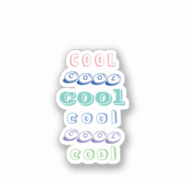 Legal tipografia para adesivo de moda