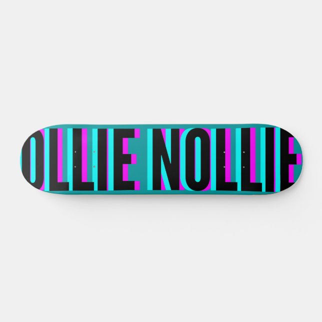 Legal Turquesa Ollie Nollie Skateboard Deck (Horz)