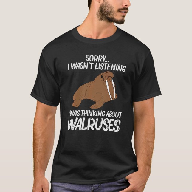 Legal Walrus Para Homens, Norte Do Polo Pacífico A (Frente)