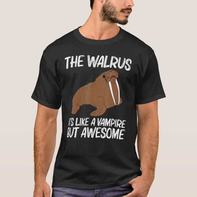 Legal Walrus Para Homens, Norte Do Polo Pacífico A (Frente)